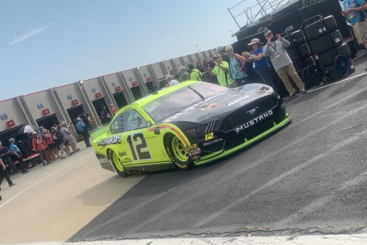 Ryan Blaney fastest in second Cup Series practice at Charlotte