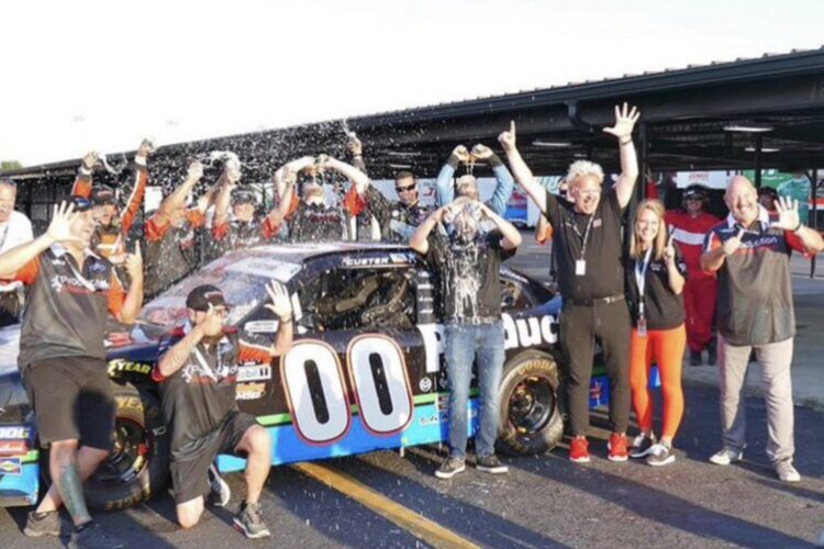 Cole Custer wins at Darlington after Denny Hamlin DQ’d