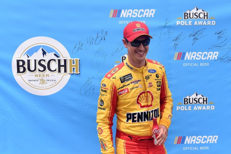 Joey Logano Leads Ford Sweep In Michigan Qualifying
