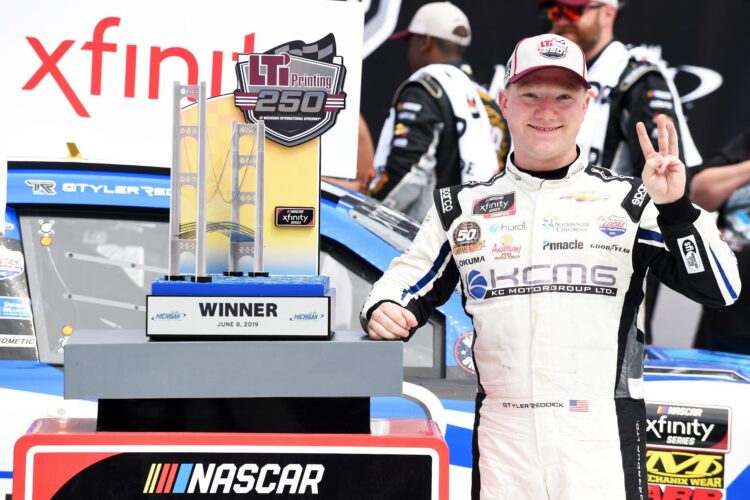 Tyler Reddick Wins Fuel Mileage Race at Michigan