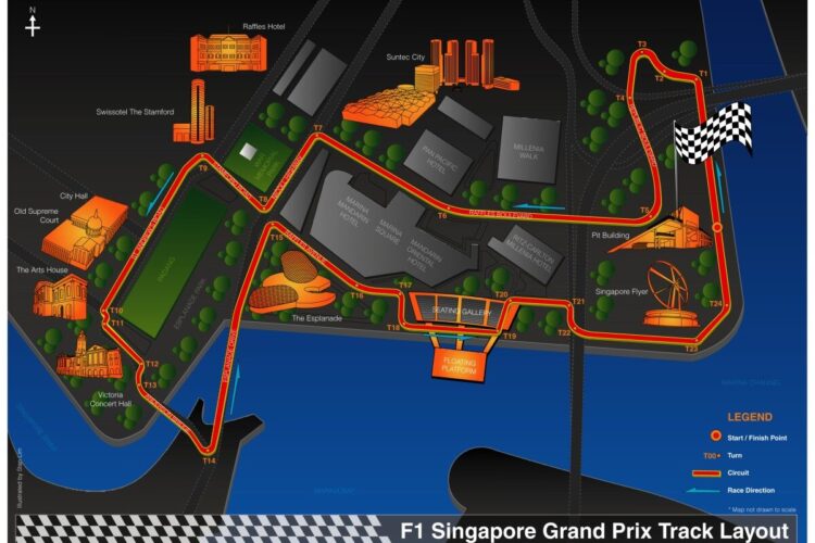 Fewer turns, more seats for Singapore GP