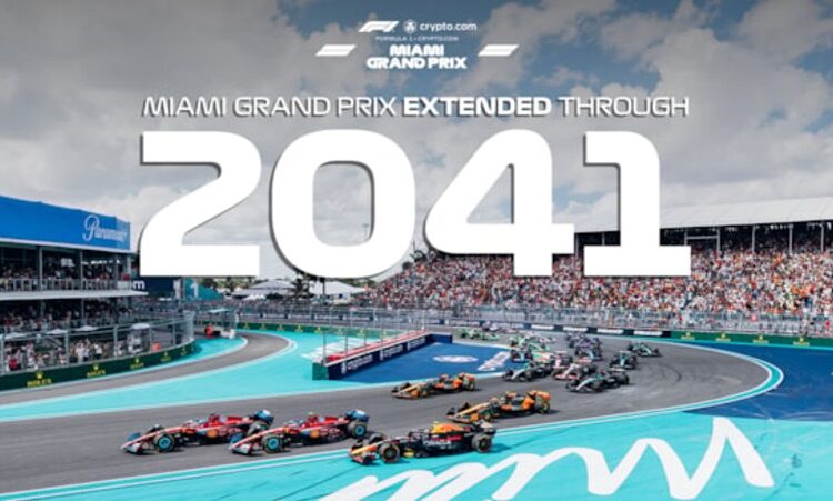 Formula 1 News: Miami GP renews for 10 years through 2041