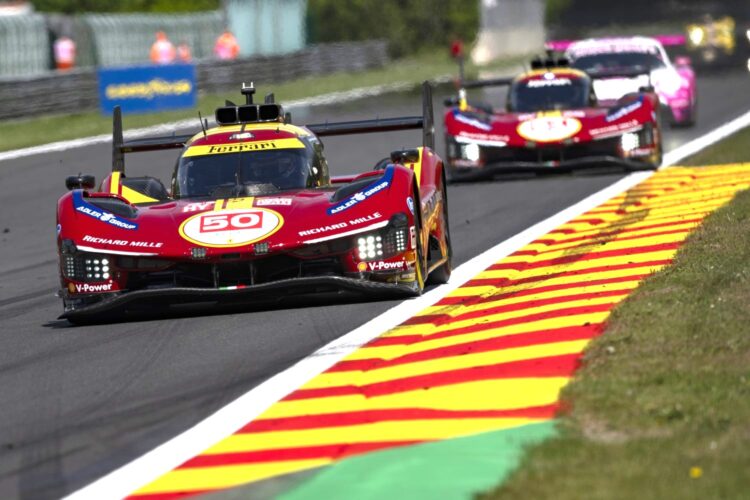 WEC News: Ferrari tops Cadillac in Practice 3 at Spa