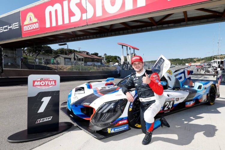 IMSA News: Vanthoor wins IMSA pole for BMW at Laguna Seca