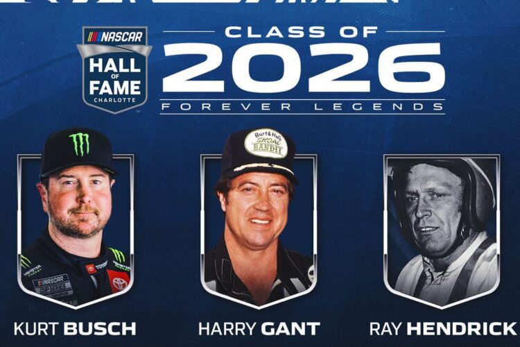 NASCAR News: NASCAR Hall of Fame Class of 2026 announced