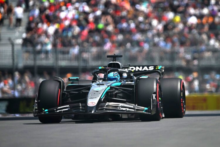 Formula 1 News: Russell tops Practice 2 for 2025 GP of Canada