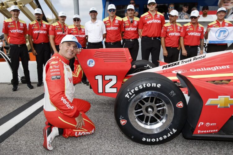 IndyCar:  Power Grabs Bommarito Automotive Group 500 pole