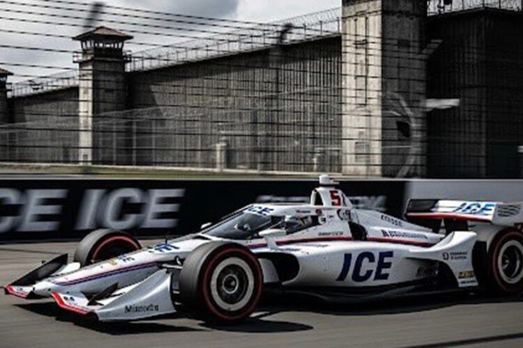IndyCar News: ‘Speedway Slammer’ IndyCar depicted for ICE facility