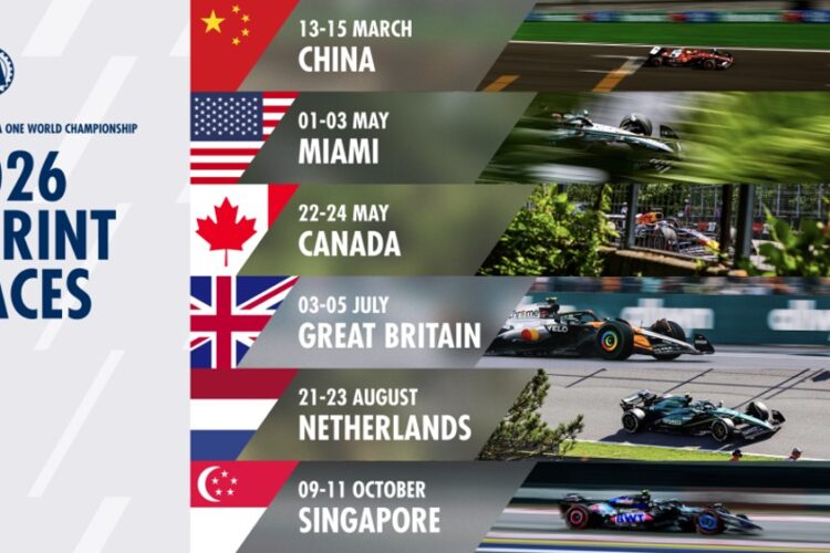 Formula 1 News: 2026 Sprint Race Calendar announced