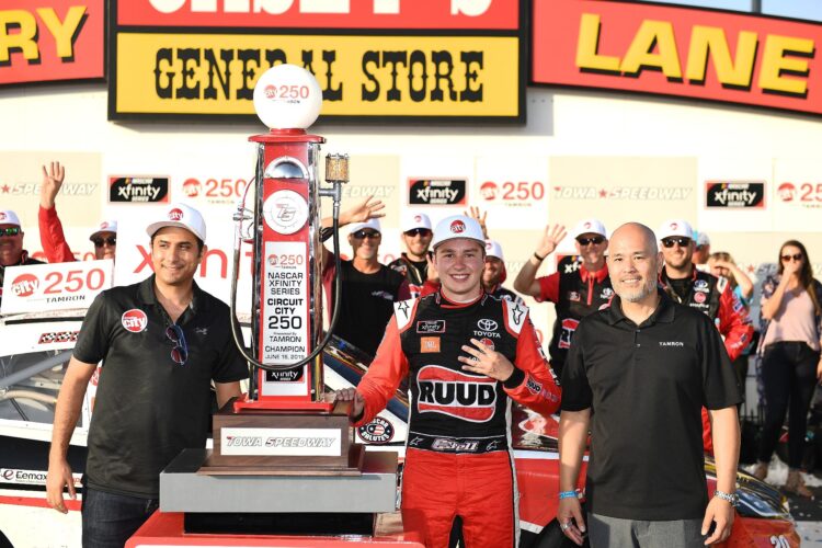 Christopher Bell Dominates at Iowa Xfinity Race