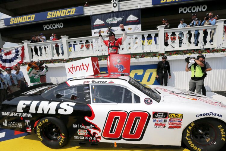 Last-Lap Pass Propels Cole Custer to Victory at Pocono