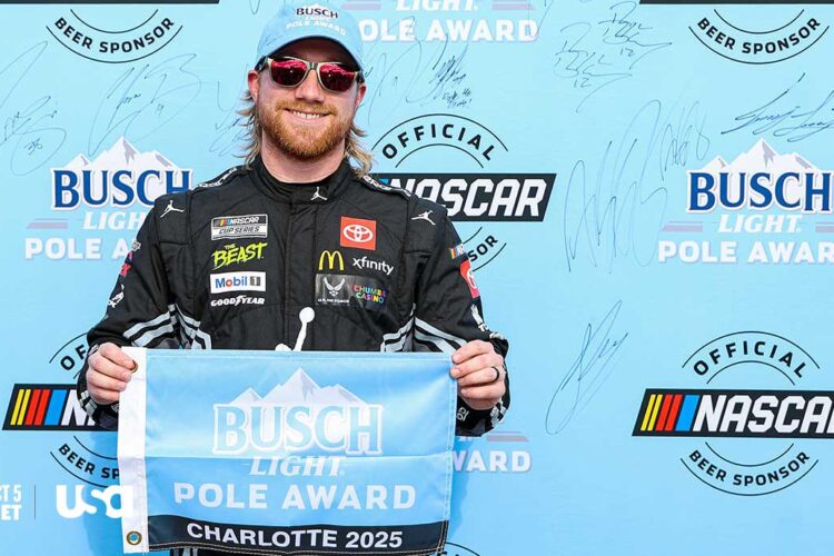NASCAR News: Reddick nips Van Gisbergen for Roval 400 pole