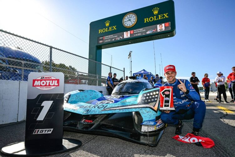 IMSA News: Blomqvist puts Acura on pole for Petit Le Mans