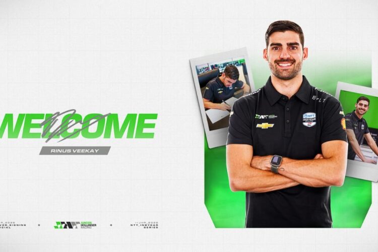 IndyCar News: Juncos Hollinger Racing signs Rinus VeeKay for 2026
