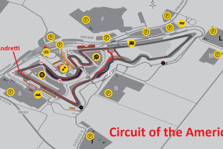 Track News: COTA names Turn 20 “The Andretti”