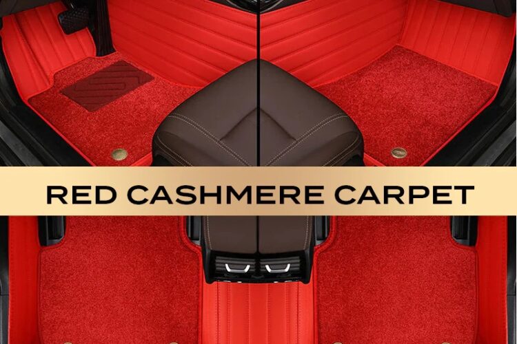 Stylish Luxury Car Mats with Custom Logo Design