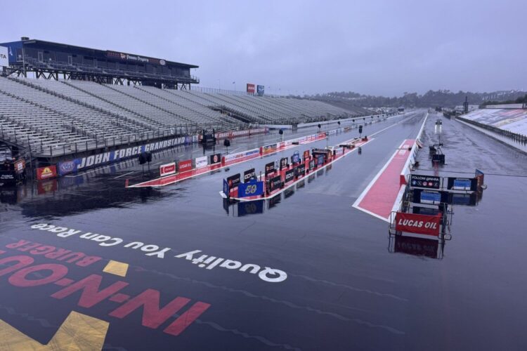 NHRA News: Rain washes out Sat. Qualifying in Pomona, Kalitta clinches