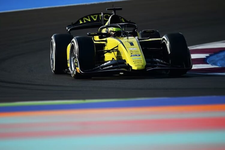 Formula 2 News: Fornaroli in strong form as he sets the pace in Lusail practice
