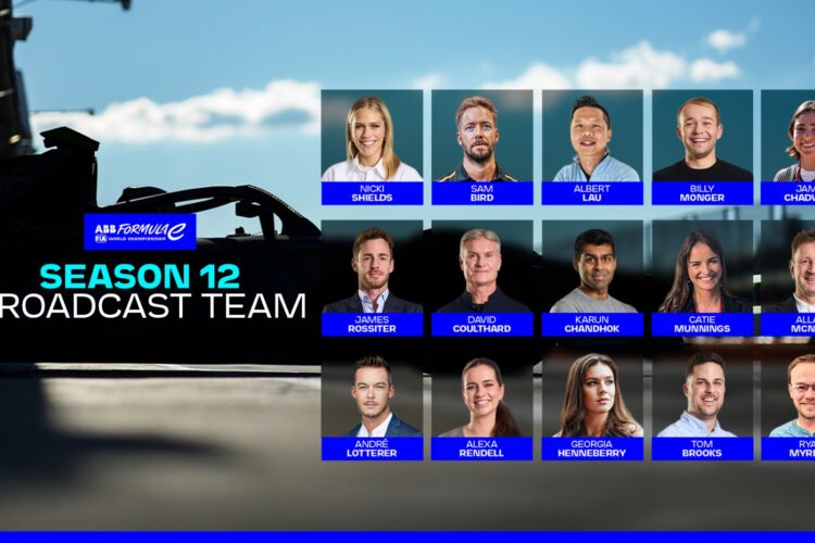 Formula E News: Broadcast lineup announced for Season 12