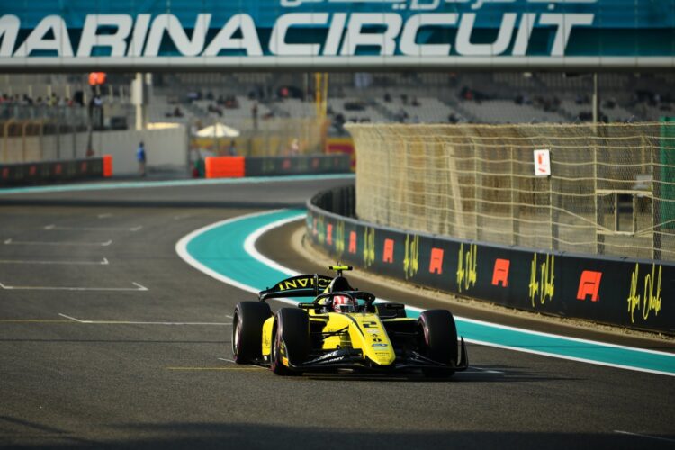 Formula 2 News: Stanek wins pole ahead of Crawford at Yas Marina