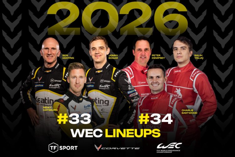 WEC News: TF Sport unveils 2026 drivers for its two Corvettes