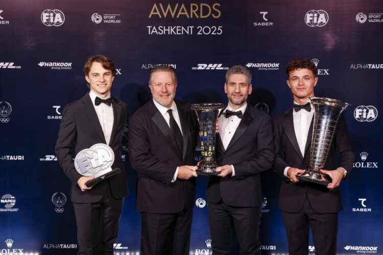 Formula 1 News: Lando Norris gets his FIA F1 Driver Champion award