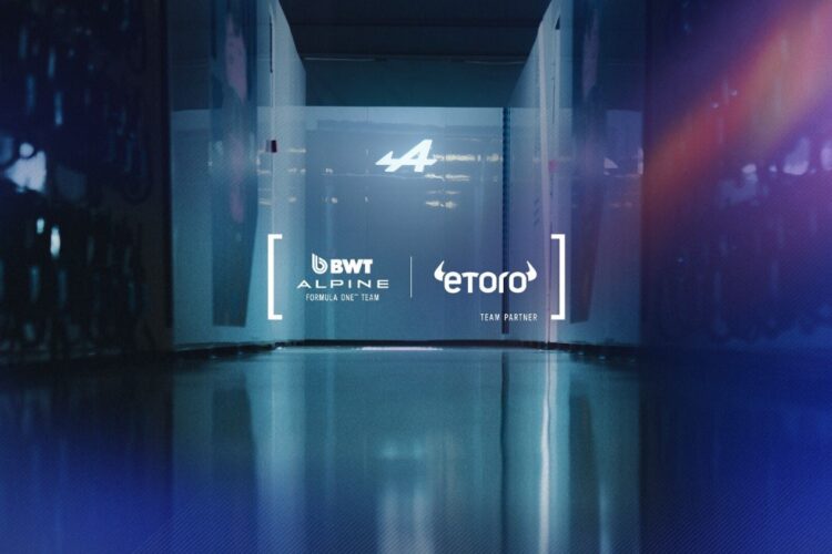 BWT Alpine Formula One Team partners with eToro ahead of the 2026 season