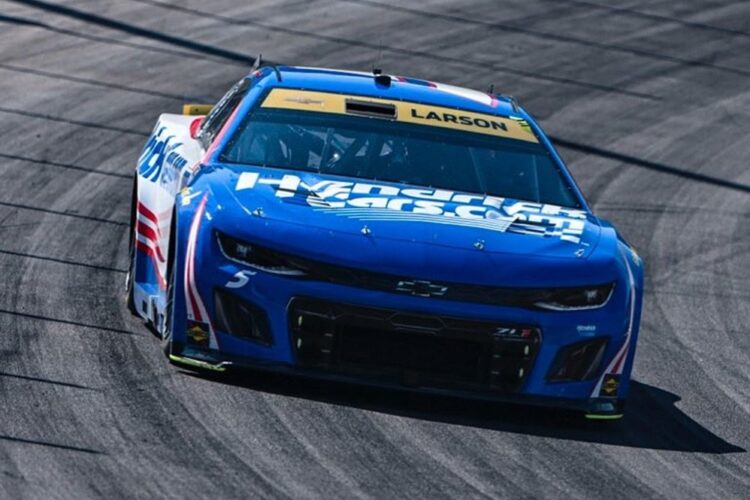 NASCAR News: Larson to start from pole in tonight’s Cook Out Clash