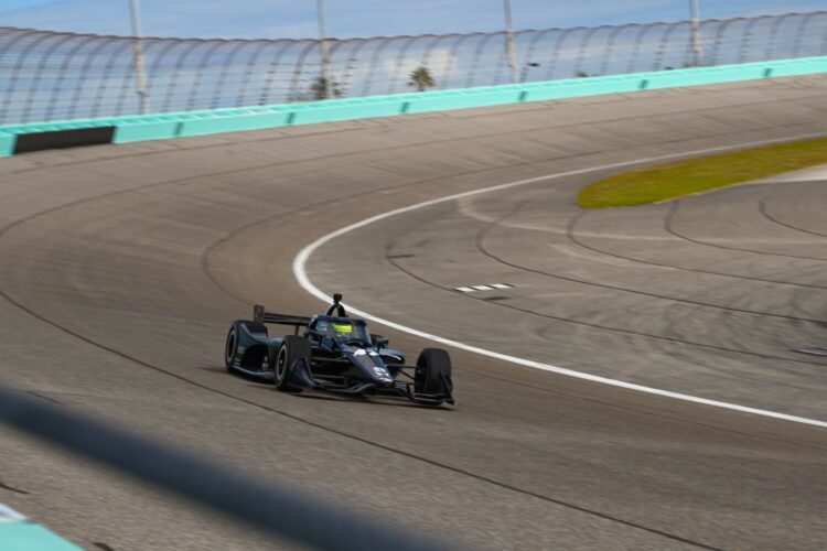 IndyCar News: Schumacher Completes His First Test on an Oval at Homestead