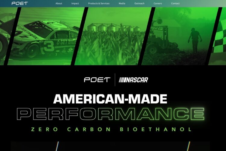 NASCAR News: NASCAR Partners with POET to Roll Out Zero-Carbon Bioethanol