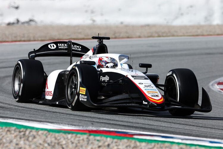 Formula 2 News: Noel León fastest on opening day of 2026 testing in Barcelona