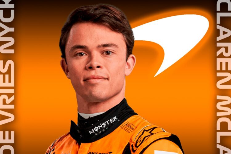 Formula 1 News: De Vries in full reserve role with McLaren