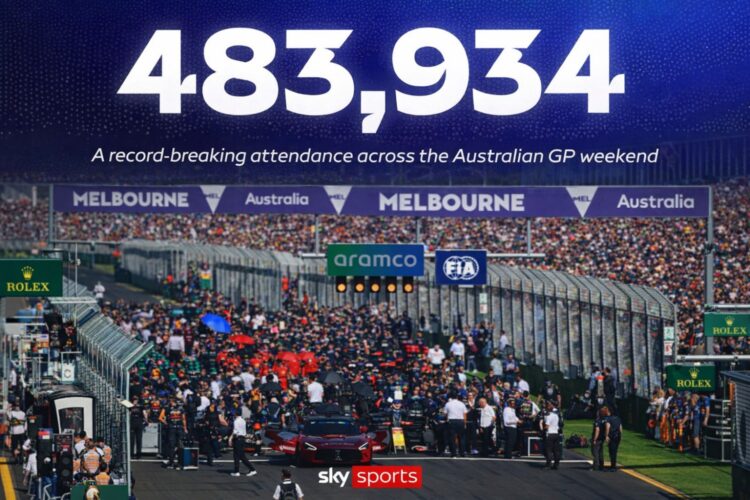 Formula 1 News: Record-Breaking 484K attend the 2026 Australian GP