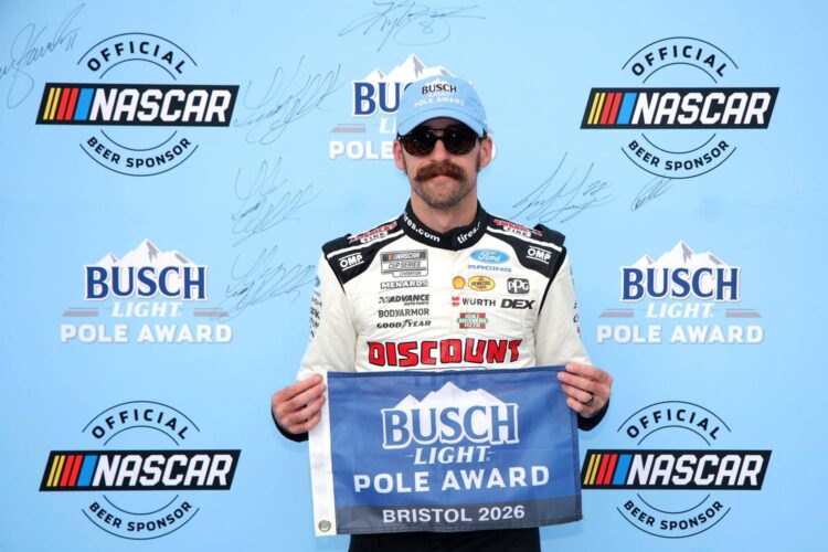 NASCAR News: Ryan Blaney wins Cup pole in Bristol