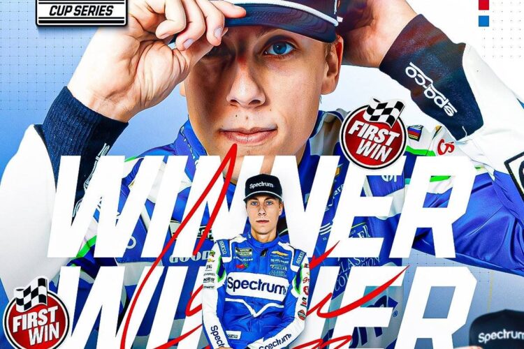 NASCAR News: Carson Hocevar wins Talladega Cup race wreckfest