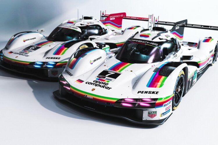 IMSA News: Porsche feature Apple Computer livery at Laguna Seca