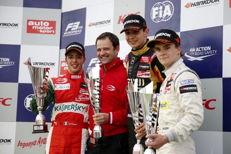 Esteban Ocon wins 5th F3 race of season
