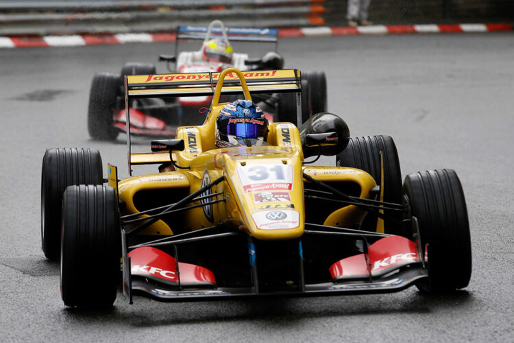 Tom Blomqvist takes F3 victory from rookie driver Esteban Ocon
