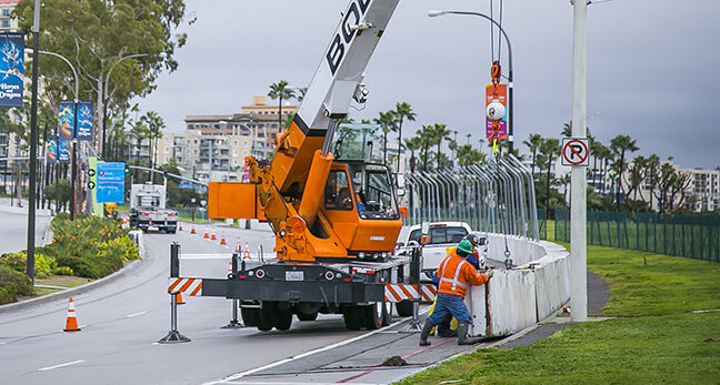 Long Beach GP track construction begins