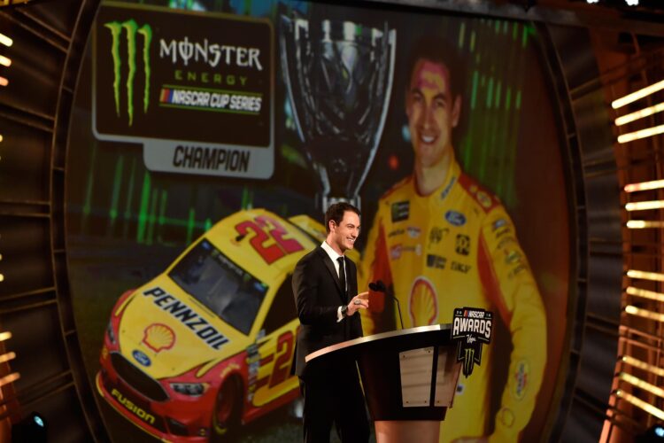 NASCAR Honors 2018 Cup Series Champion Joey Logano