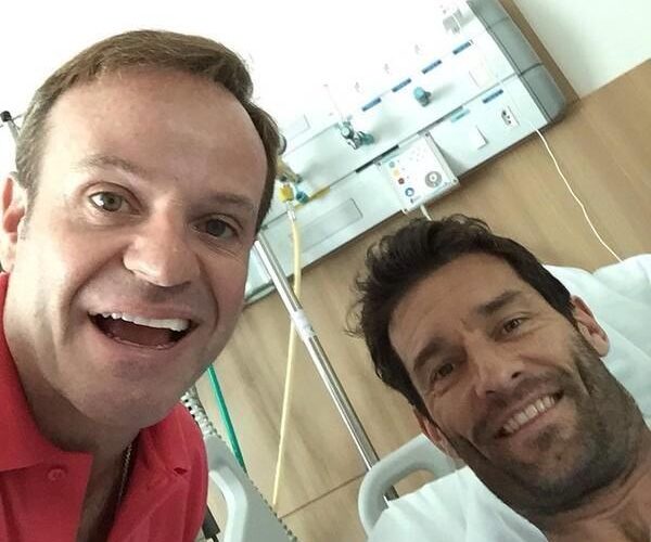 Barrichello hospitalized