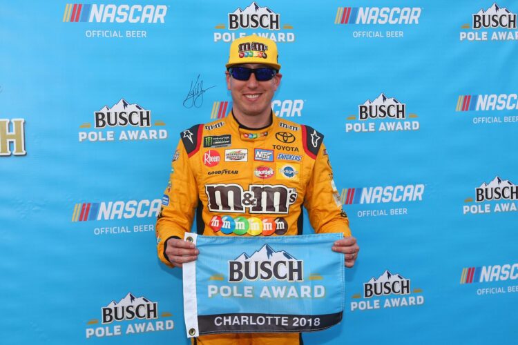 Kyle Busch Wins Pole For Coca Cola 600