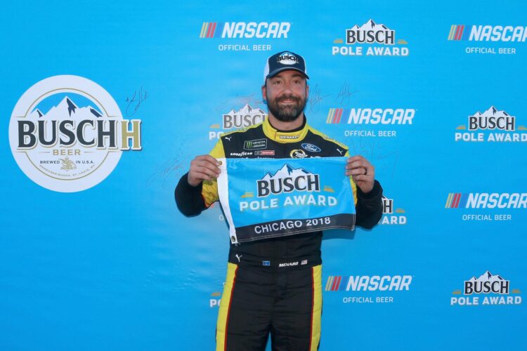 Paul Menard Scores Second-Career Cup Series Pole