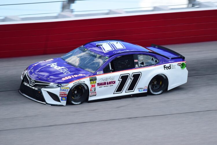 Denny Hamlin Wins First-Career Darlington Pole