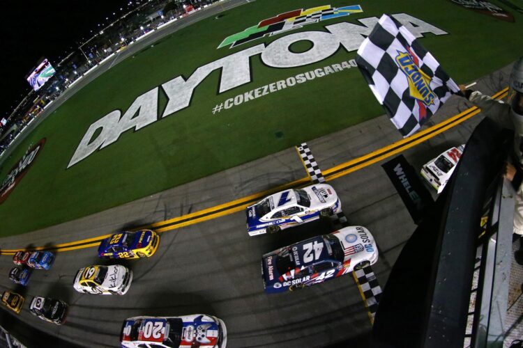 Penalty For Haley Gives Larson Daytona Xfinity Victory