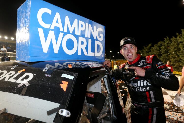 Noah Gragson Finds Redemption at Kansas Speedway