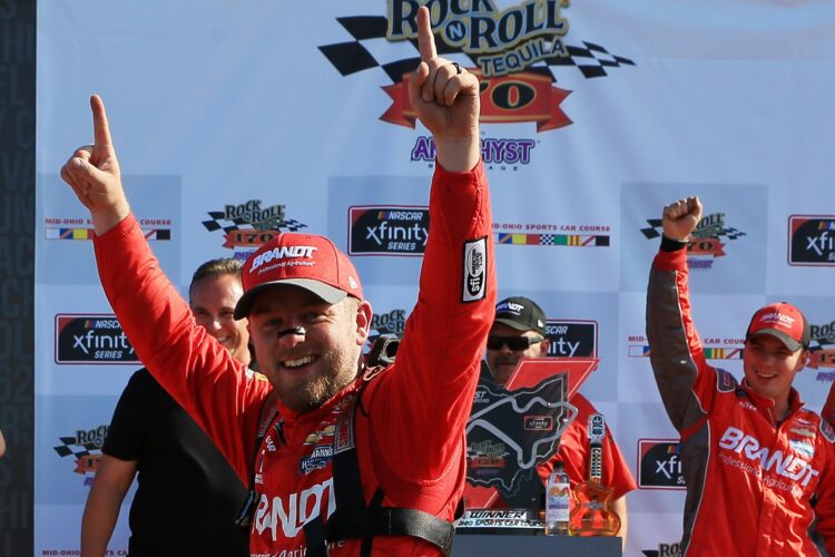 Justin Allgaier Rallies To Win At Mid-Ohio