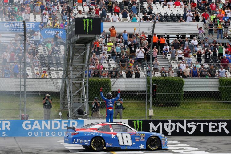 Kyle Busch Rallies to Score First Xfinity Win of the Season