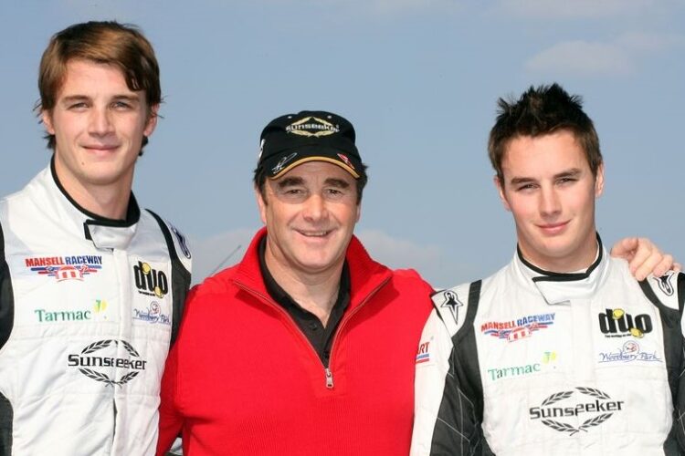 Walker racing signs Mansell brothers