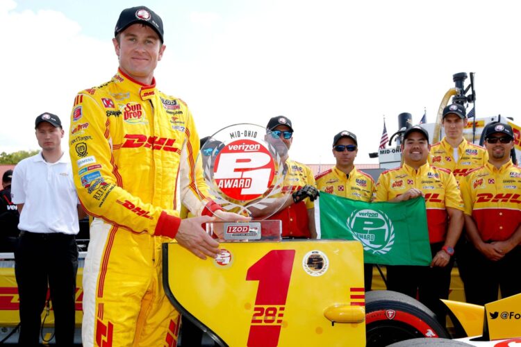Hunter-Reay nabs pole for Honda Indy 200 at Mid-Ohio